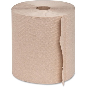 image:imageGenuine Joe 22600 Hardwound Roll Towels2Inch Core 778Inch x800Ft 6 RollsCTNatrl