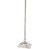 image:imageGenuine Joe GJO54201 Wet Mop 4Ply 94inx60in Wood Handle 24 oz Natural Cotton