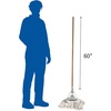 image:imageGenuine Joe GJO54201 Wet Mop 4Ply 94inx60in Wood Handle 24 oz Natural Cotton