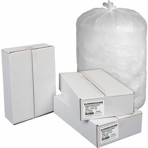 image:imageGenuine Joe EJOHD242406 24 x 24 in Resin Everyday HighDensity Can Liners  10 gal Capacity  020 mil 5 Micron Thickness  Natural  Pack of 1000