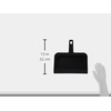 image:imageGenuine Joe 12 HeavyDuty Plastic Dust Pan  Durable Black Design for Home amp Commercial Cleaning 1 Count  Ultimate Pickup for Debris amp Small Particles  Convenient Storage amp LongLastingGenuine Joe